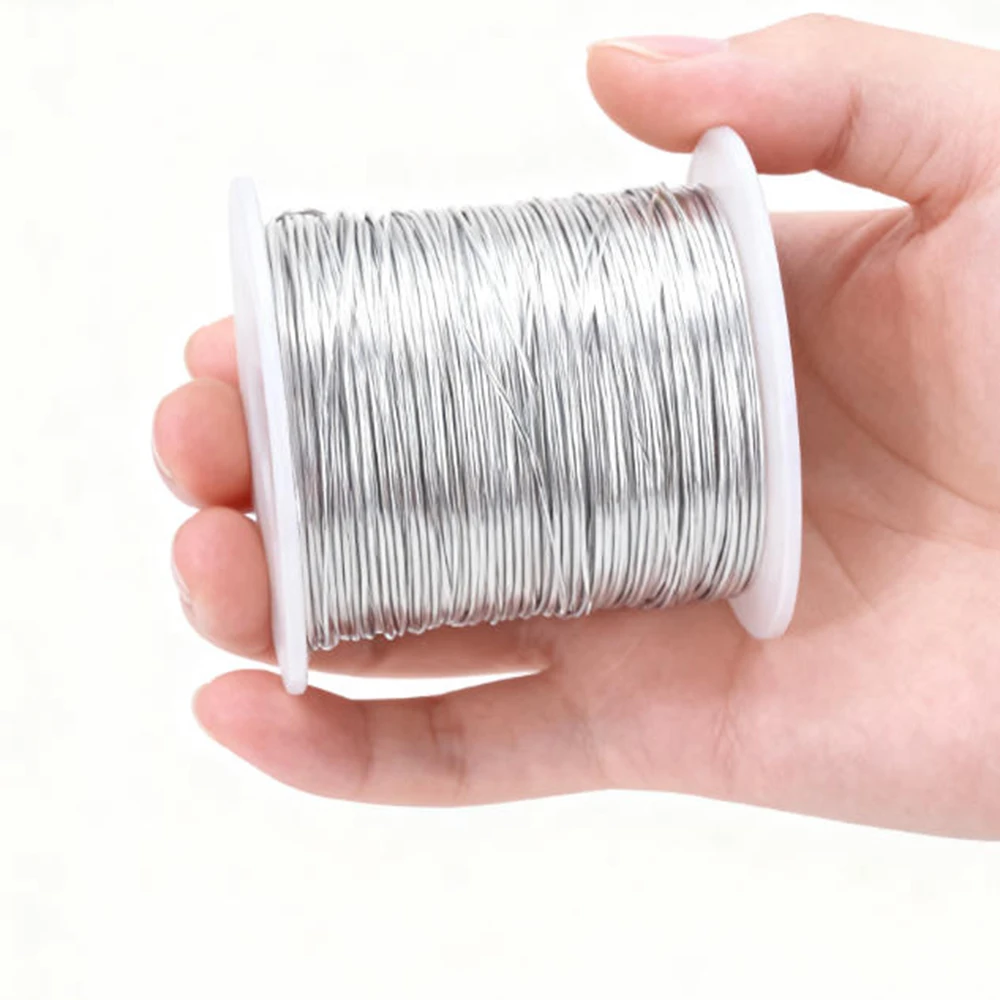 

925 Sterling Silver Wire Diameter 1.5MM Beading Stringing Jewelry DIY Silver Wire Connector Accessories