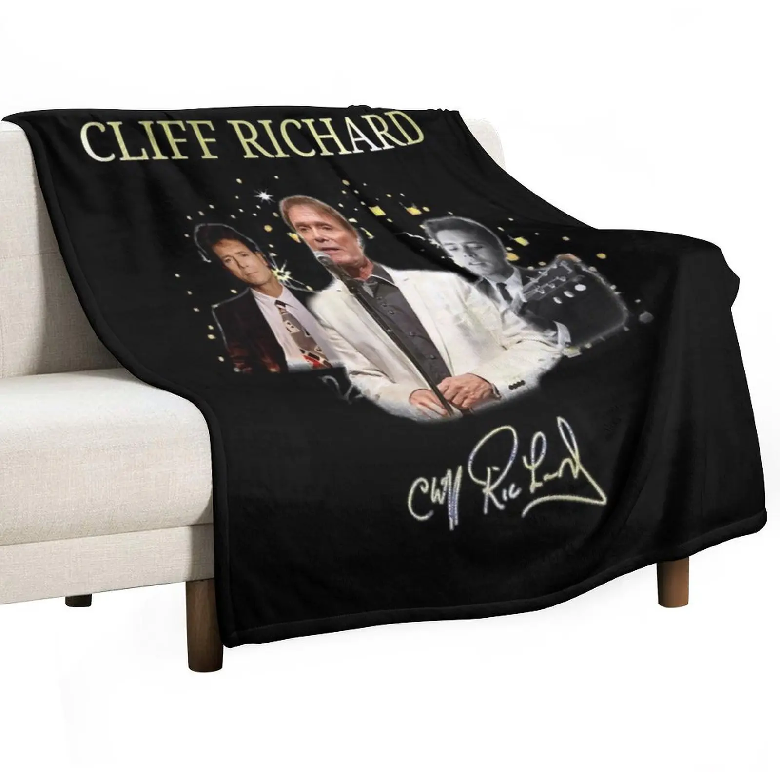 

Bands Top Selling Cliff Richard Funny Men Fan Throw Blanket Air Conditioner Soft Blanket for Office Home