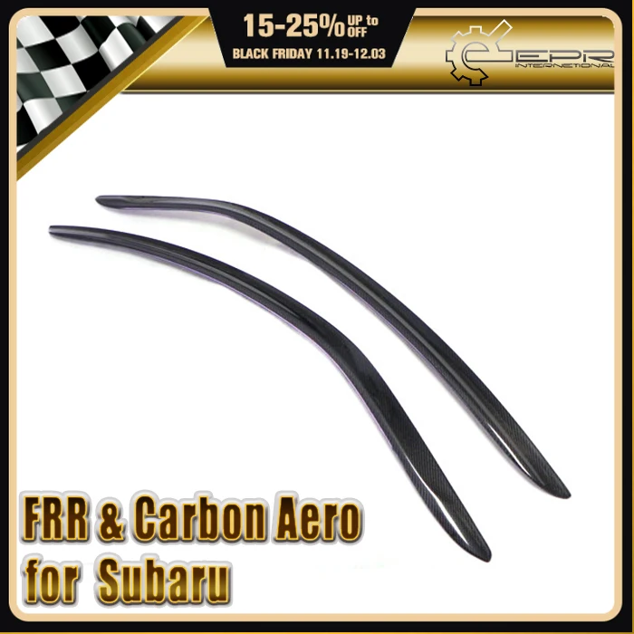 

Promotion Car Styling For Subar BRZ ZC6 FOR Toyota FT86 ZN6 Scion GT86 Carbon Fiber Wind Deflector Visor 2pcs