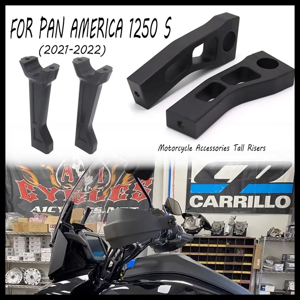 New Motorcycle Accessories Tall Risers FOR Harley PAN AMERICA 1250 S PA1250S PAN AMERICA1250 S 2021 2022