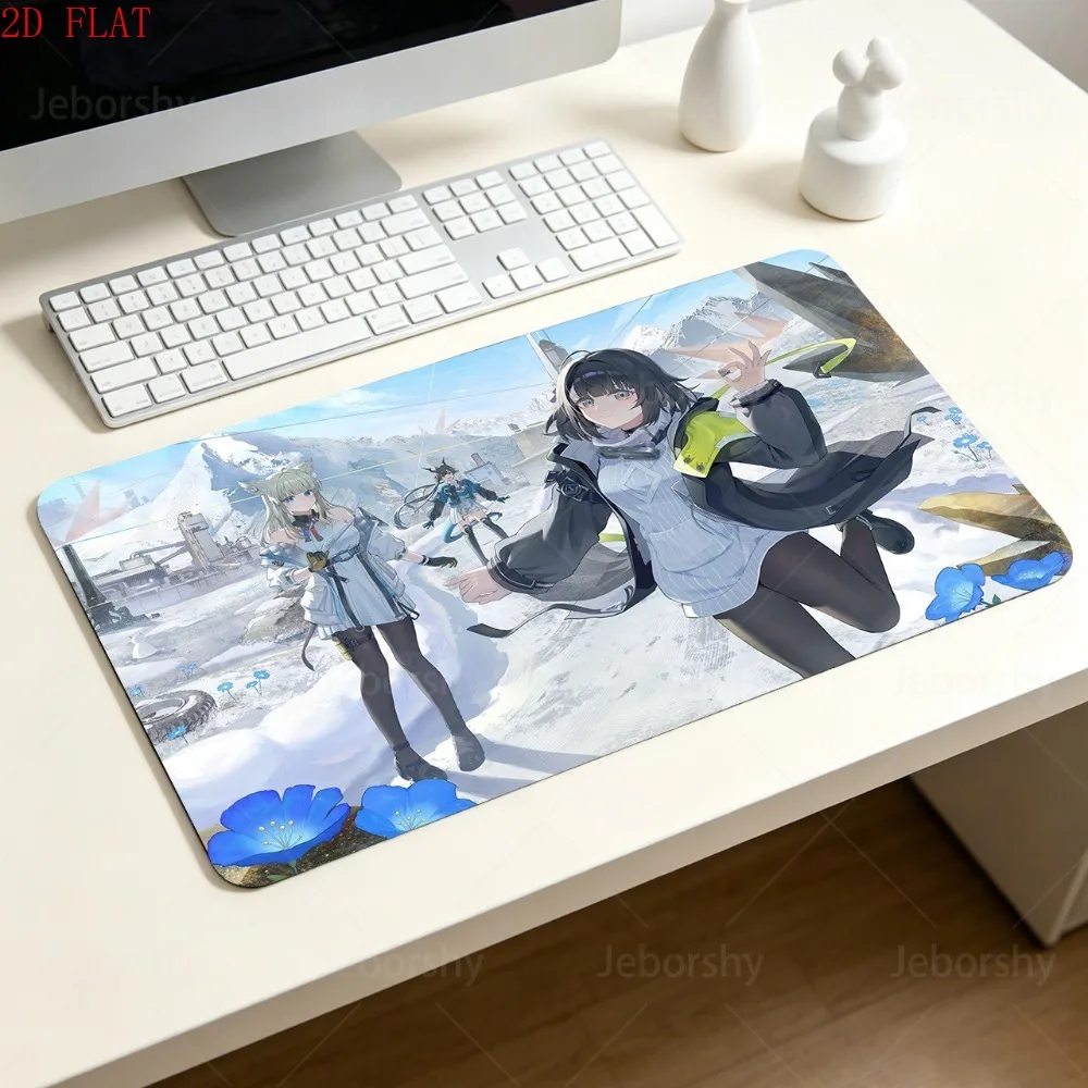 Nuevo alfombrilla de ratón grande para juegos Arknights Endfield Perica, alfombrilla de escritorio de goma antideslizante, alfombrilla de teclado de Anime para jugadores, regalo de cumpleaños