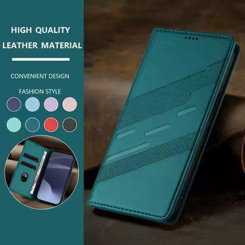 Magnertic Leather Wallet Case For Tecno Camon 40 Pro 4g 5g 2025 Luxury Book Cover for Tecno Camon 40 Case Camon 40 Premier Funda