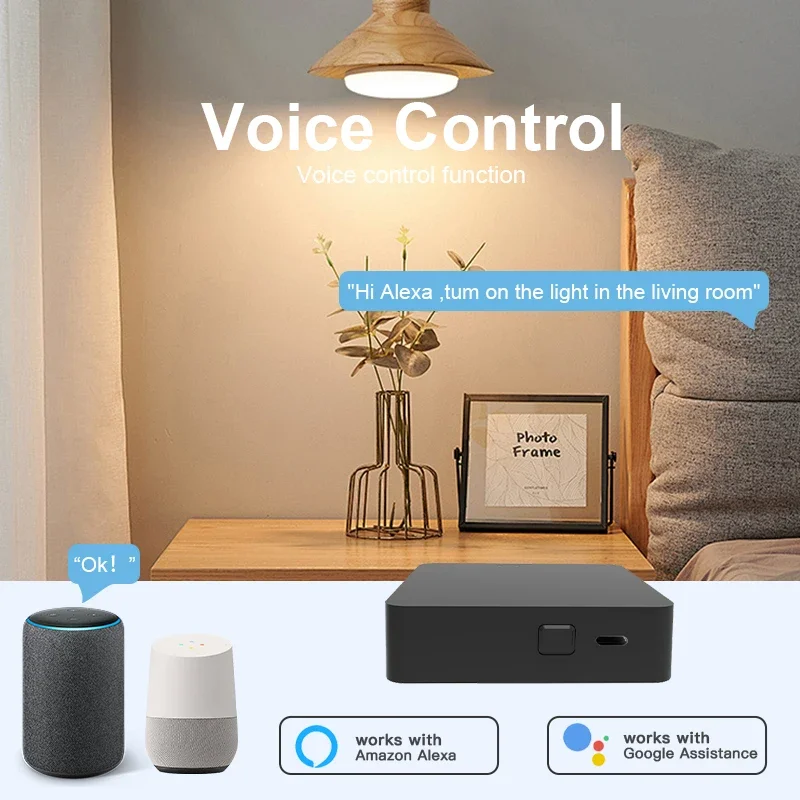 Tuya Multi Mode Gateway ZigBee Bluetooth Hub Type C Port Smart Home Appliances Remote Controller Bridge Alexa Google Home Voice