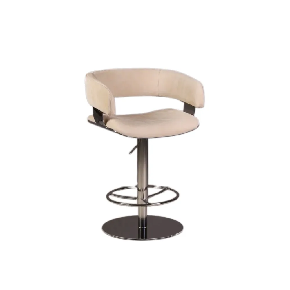 

Rotating lift bar chair, high back chair, stainless steel bar chair at the front desk