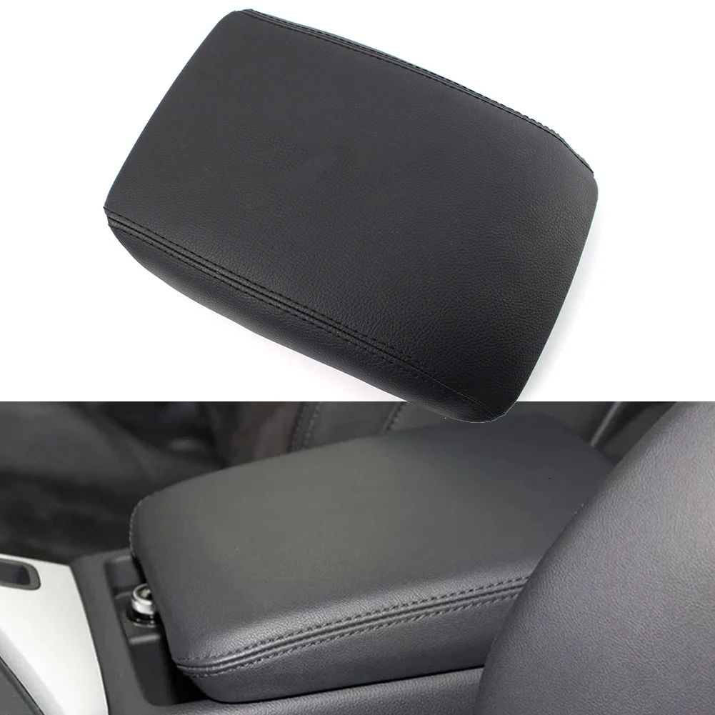 Leather Automotive Center Console Lid Armrest Case Cover 8K0864207 For AUDI A4 A5 B8 2008-2016 Black