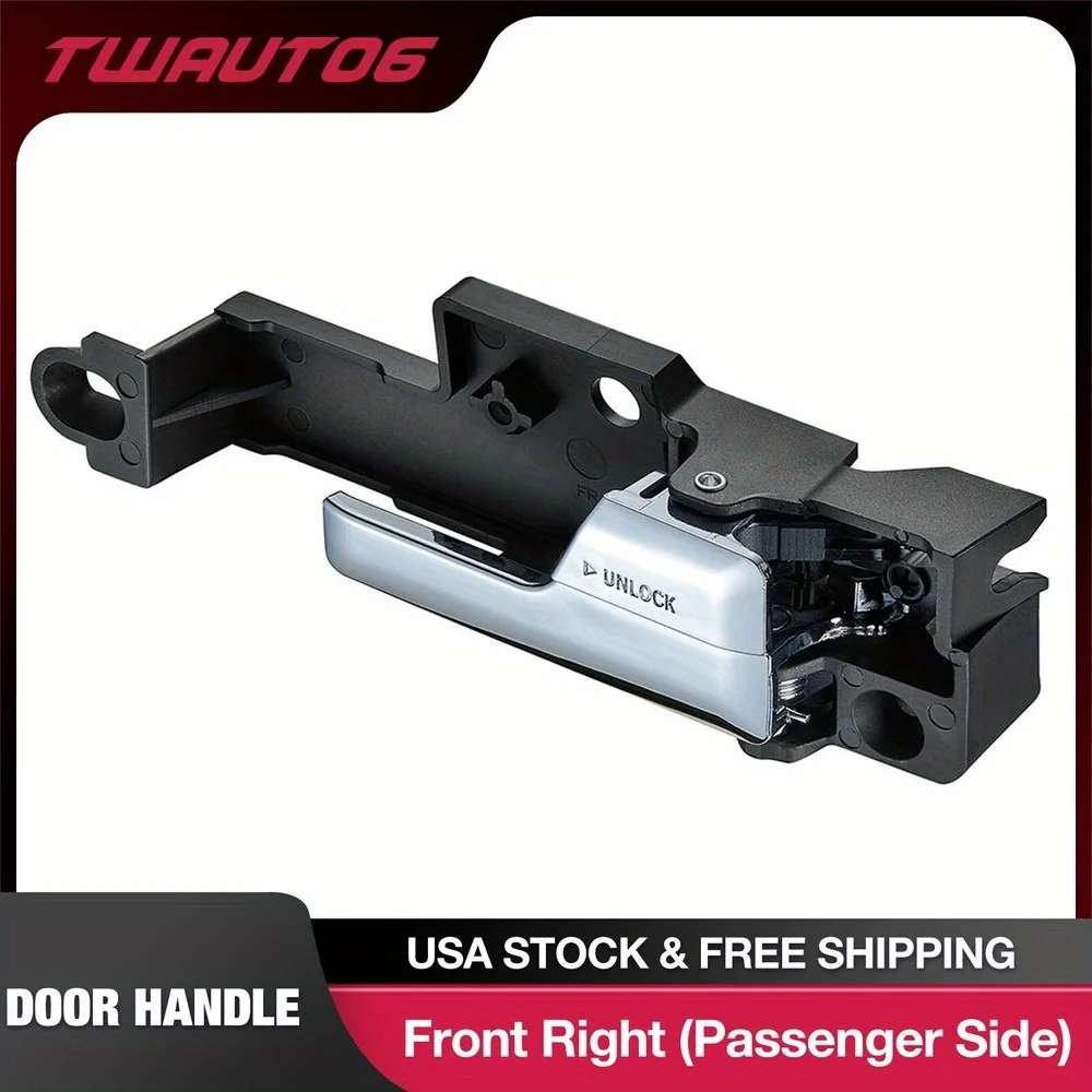 Para ford fusion 06-12 frente interna maçaneta da porta cromo lado direito do passageiro