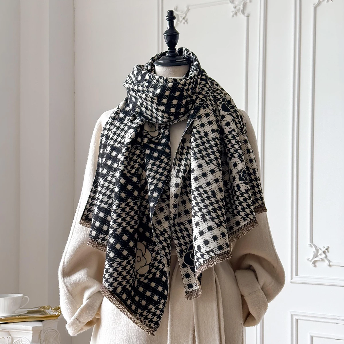 2025-cachecol-de-caxemira-de-luxo-feminino-padrao-houndstooth-quente-pashmina-xale-grosso-aconchegante-cobertor-envoltorio-foulard-acessorio-de-inverno