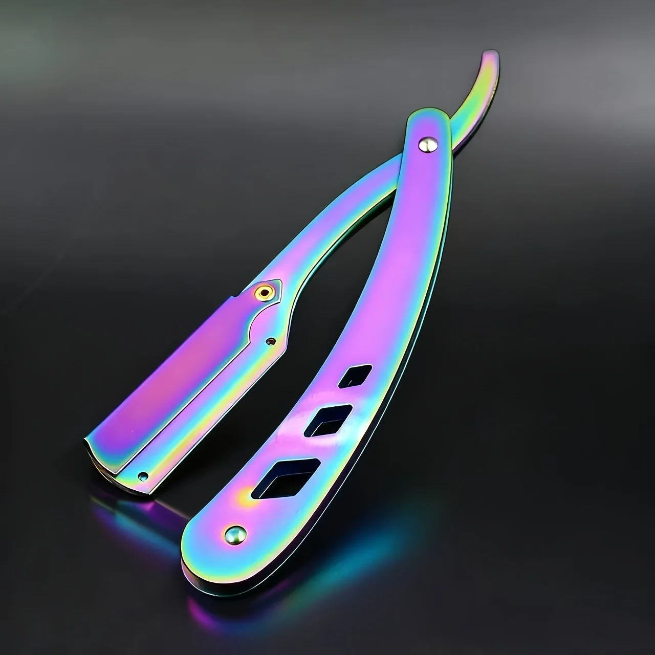 

1pc/Men's Folding Shaver - New Vintage Style Razor, Manual Hair Trimmer for Head, Eyebrow, and Face, Foldable for Home Use