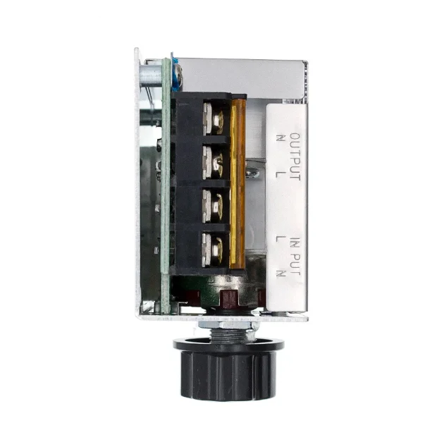 4000W imported high-power thyristor electronic voltage regulator dimming speed regulation temperature module with insurance case