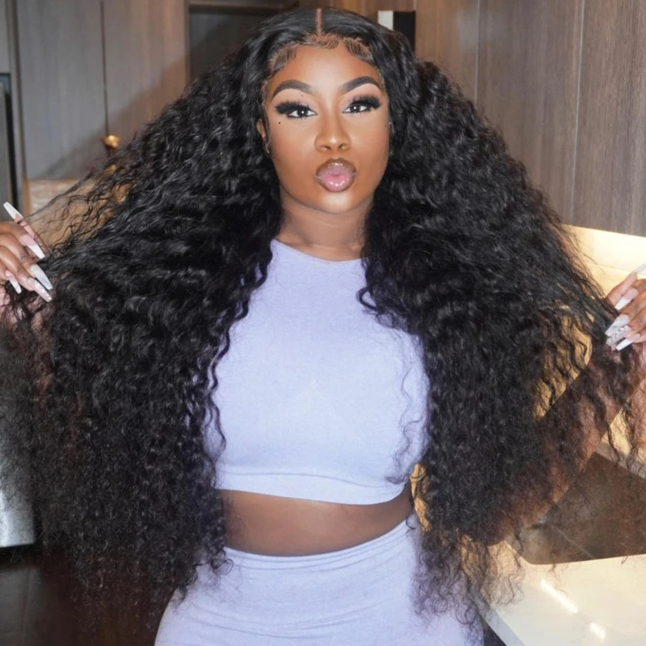 

13x4 13x6 Hd Deep Wave Lace Frontal Wig 4x4 5x5 Water Wave Lace Closure Wig Curly Human Hair Wigs For Black Women Human Hair