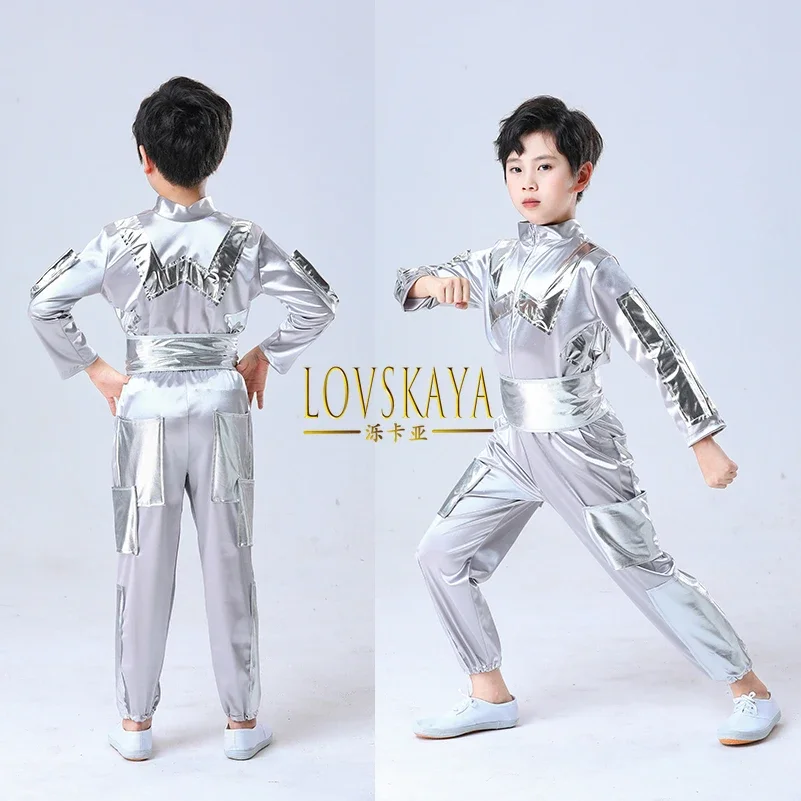 Kinderen Toekomstige Robot Performance Kleding Ai Droom Jagen Space Games Technologie Zin Kleding