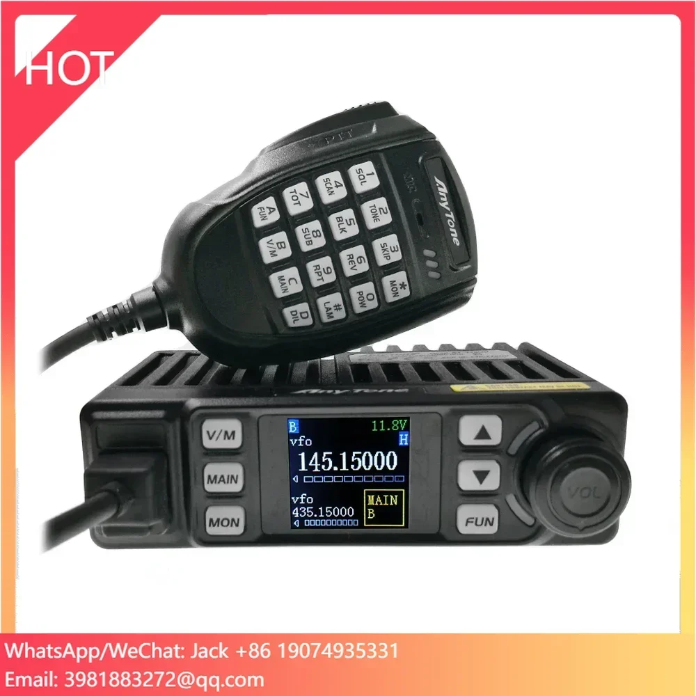 

AnyTone Mobile Radio AT-779 UV Long Range Transceiver 15W Dual Band Mini Scanning Receiver Anytone At-779