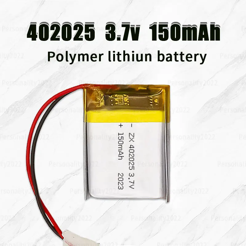 150mAh 402025 2lipo Battery 042025 3.7V Lithium Polymer Batteries for Smart Bracelet Remote Control Bluetooth Headset Keyboard