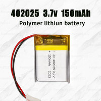150mAh 402025 2lipo Battery 042025 3.7V Lithium Polymer Batteries for Smart Bracelet Remote Control Bluetooth Headset Keyboard