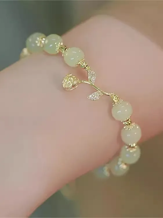 pulsera-de-plata-s925-ines-estelle-con-flor-de-rosa-y-turquesa-versatil-veraniega-blanca-que-realza-la-belleza-accesorio
