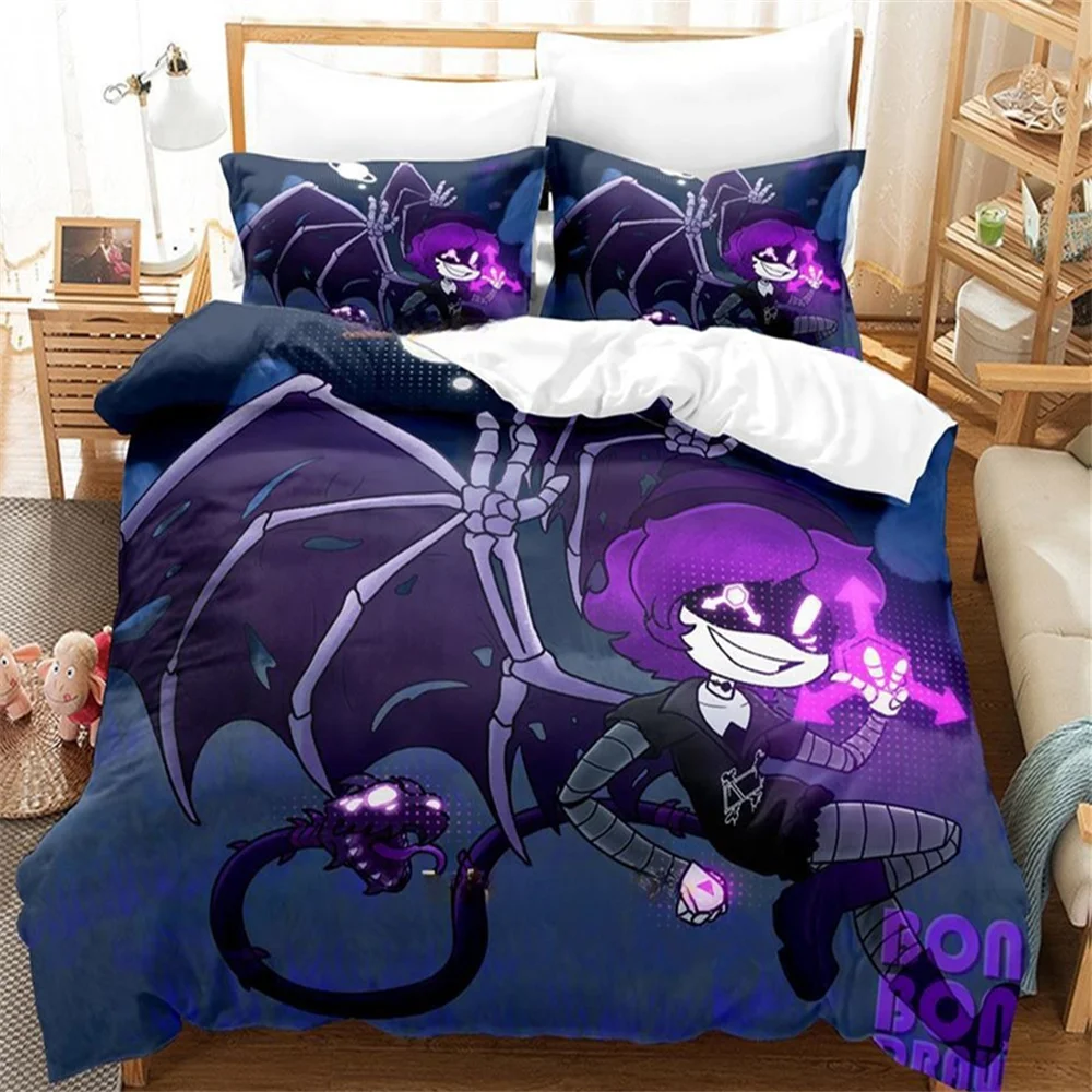 

M-Murder Drones Cartoon Print Bedding Sets Exquisite Bed Supplies Set Duvet Cover Bed Comforter Set Bedding Luxury Birthday Gift