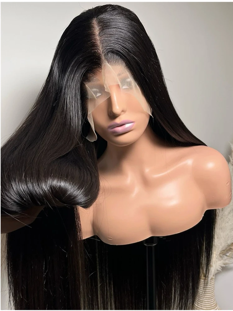 Silkwave 30 40 inch 13x4 13x6 HD kantfront pruiken recht mensenhaar direct te dragen 5x5 lijmloze pruiken voor zwarte vrouwen Braziliaans haar - afbeelding 2