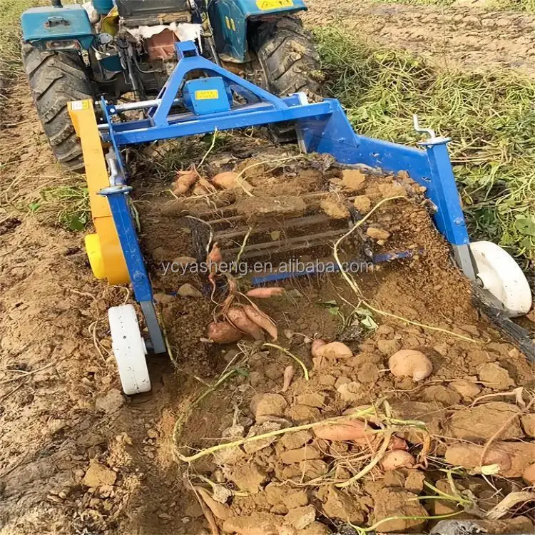 YS Tractor PTO Driven Mini Harvester for Potato Carrot Onion 3 Point Mounted High Productivity Mobile Digging Shovel 50-100HP