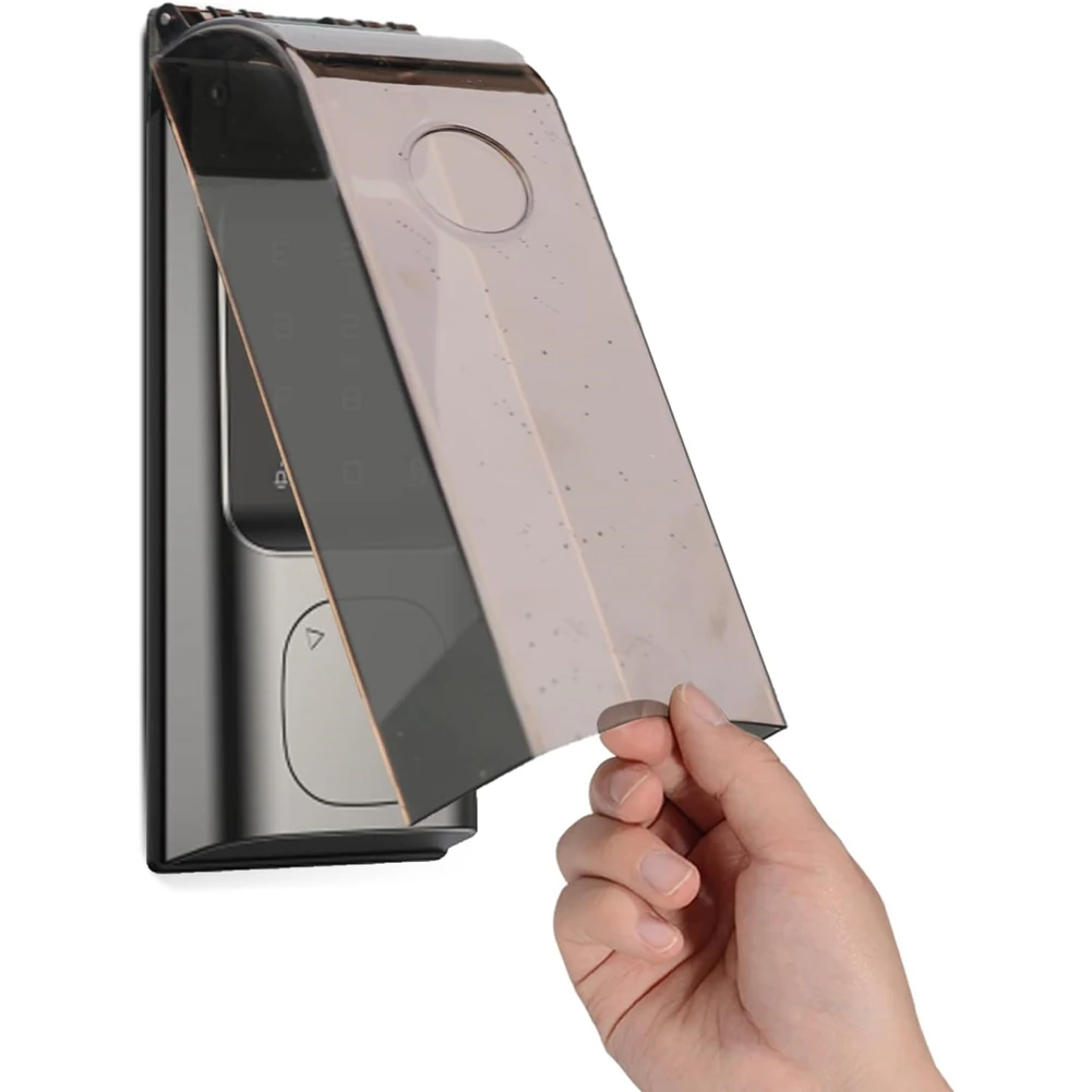 DT35BG Outdoor Weatherproof Keypad Cover for Garage Door, Fingerprint Lock with Sunshade and Rain Protection