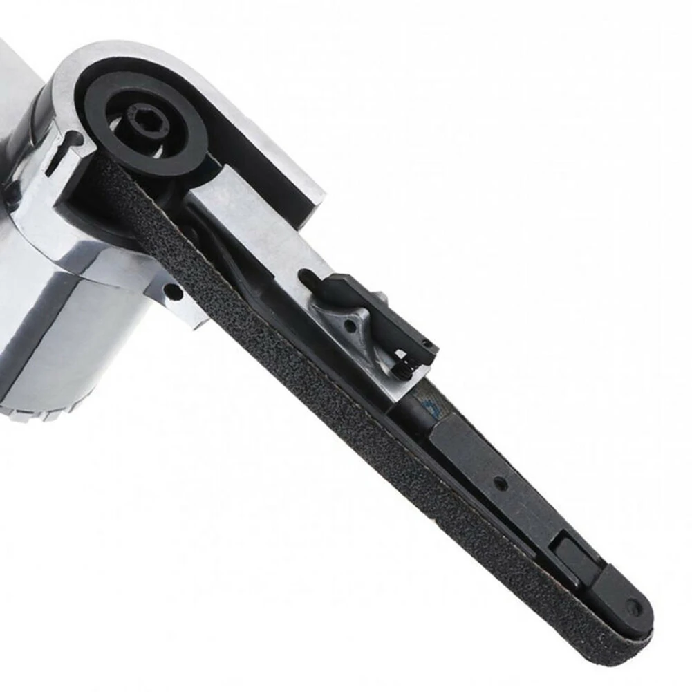 10mm 330mm Wide Air Belt Sander for Precision Detail Sanding, 16000rpm Variable Speed, Includes 50 Belts, 1/4