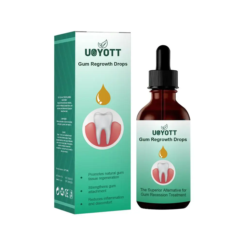 Uoyott Gum Reparatur Tropfen saubere Zahn aufhellung entfernen Tropfen Makula zähne 30ml Zahnfleisch pflege beruhigen Gesundheit a4b9