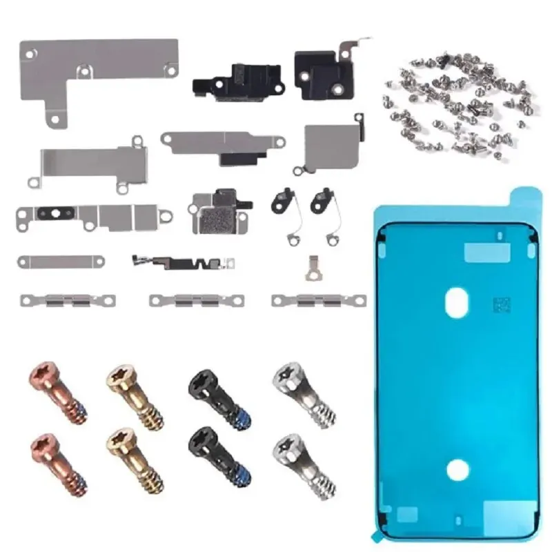 Внутренняя металлическая пластина для iPhone 13 12 11 Pro Max 7 8 X Полный комплект винтов для замены Cronstein