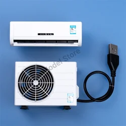 Re-ment Mini Air Conditioning Micro Conditioner Dollhouse Toys Model For 1/14 1/12 Dollhouse Furniture Decoration Model Scene