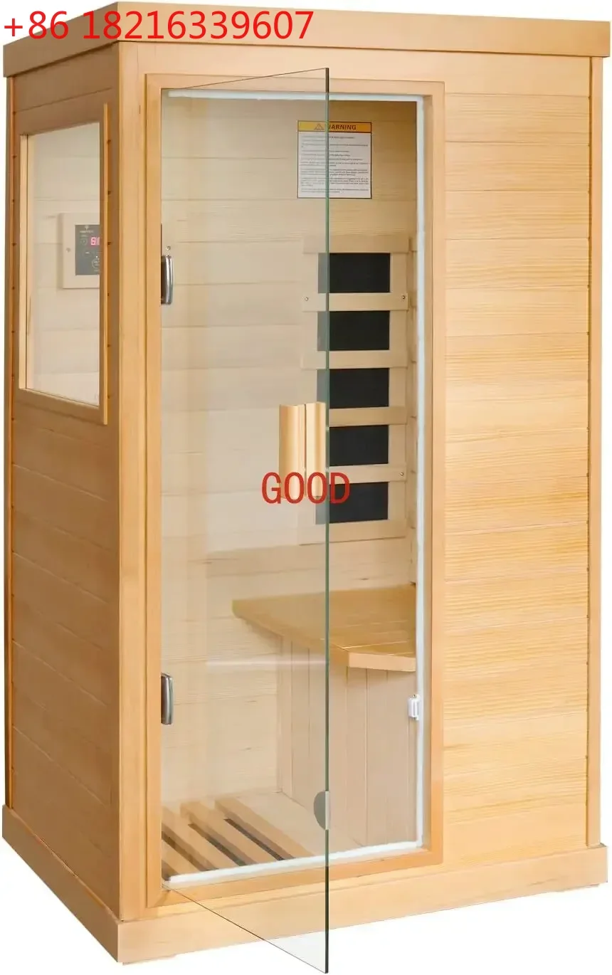 

Сауна TAO Spa Room с низким уровнем ЭМИ, из канадского хемлока, 800 Вт, для помещений, с панелью управления и дверью из закаленного стекла