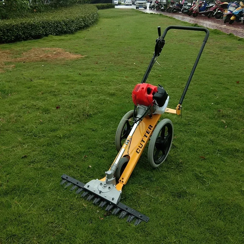 New Four-stroke Hand-pushed Lawn Mower Small Lawn Mower Opens Up Wasteland Garden Agricultural Lawn Mow