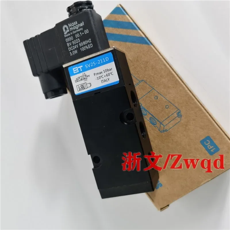 

Электромагнитный клапан SV25-211D SV25-112D Пластинчатый направленный клапан BT NASS двухпозиционный пятиходовой