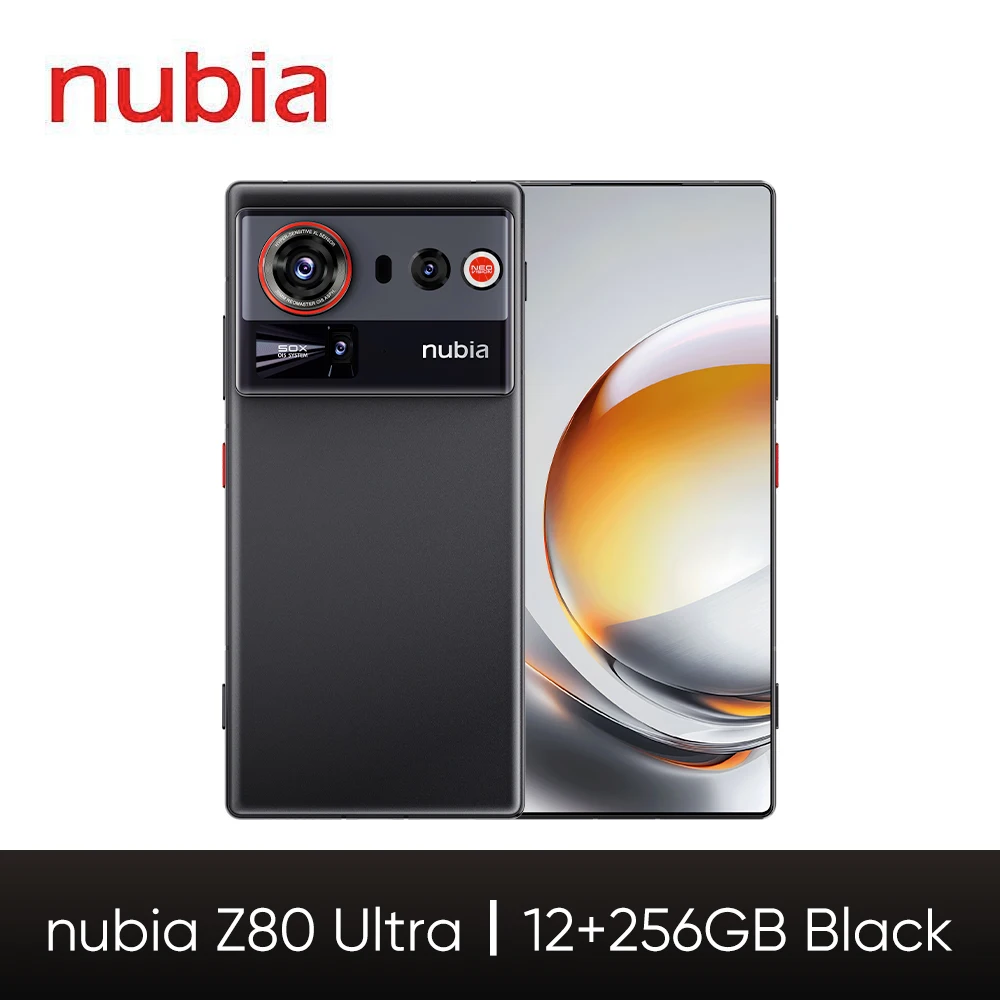 nubia Z80 Ultra Smartphone snandragon 8 Elite Gen 7200 5 mAh '144Hz OLED-scherm 90 W lang opladen 64 MP + 50 MP AI Camera NFC