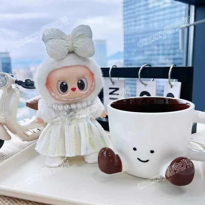 

In Stock For 17cm Labubu Cute Socialite Style Dresses Shoes Bag Accessories Outfits Clothes Doll Toy No Doll Girl Toy Gifts