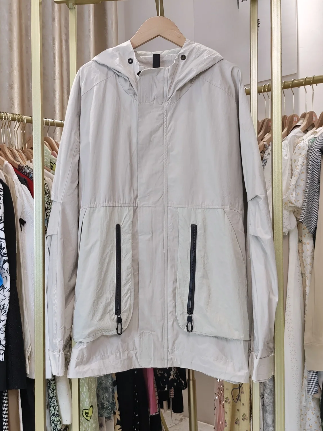 

Didimax мужская весенне-осенняя коллекция Jaet, свободная посадка, длинная застежка-молния, бейсбольный воротник, простой молодежный модный воротник