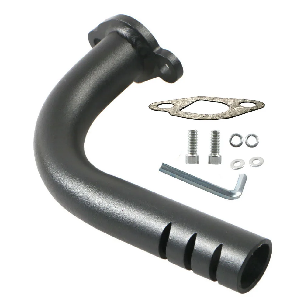 Fvrito mini kit de tubo de escape de bicicleta para ferro guerreiro de sangue 212cc 224cc 196cc coleman ct200u bt200x CT200U-EX 6.5hp gx160 gx200