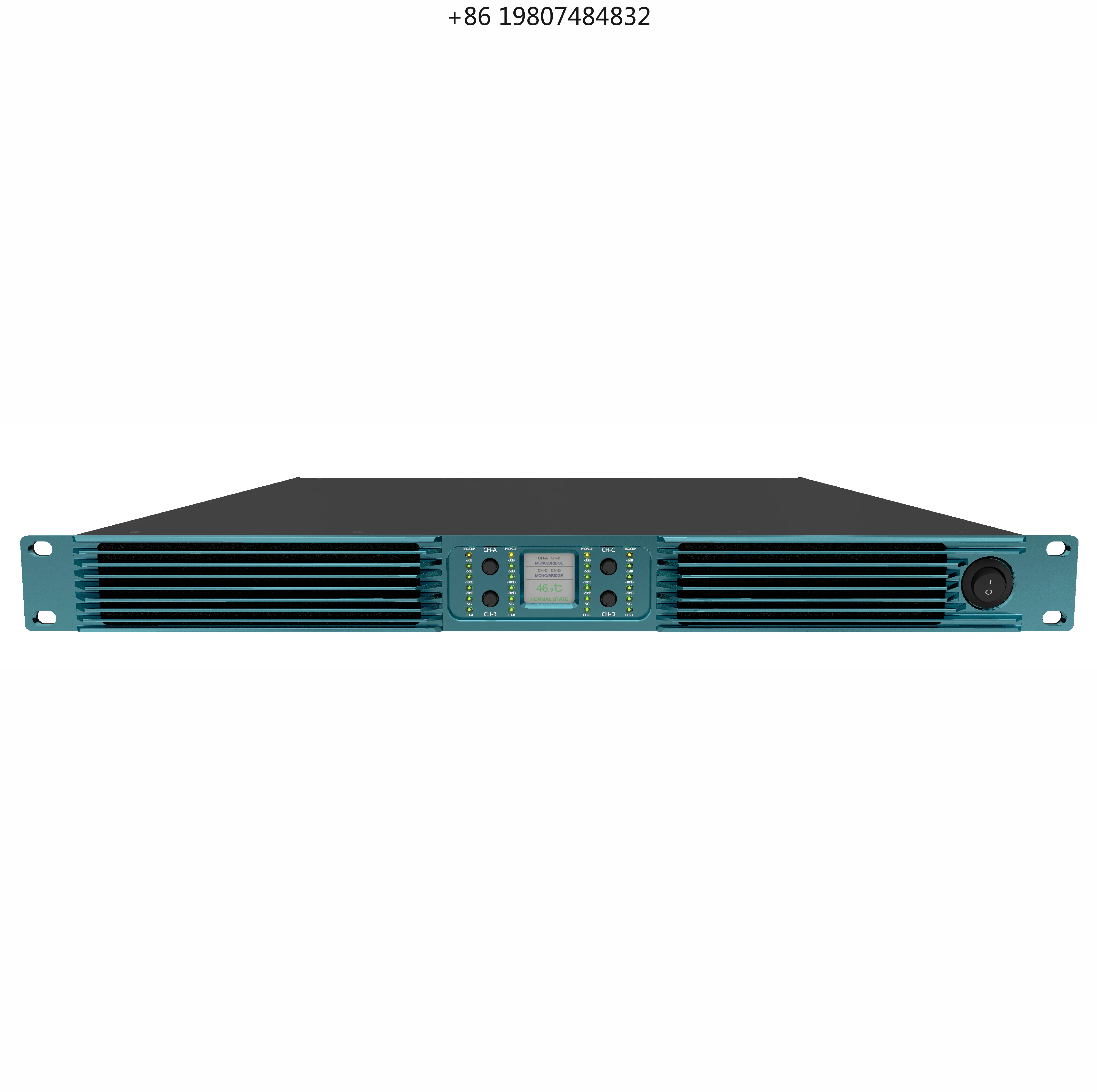 

Aliexpress Nuevo Amplificador Clase D Digital 4 Canales * 1600W High Power PA System Audio Subwoofer Amplifier