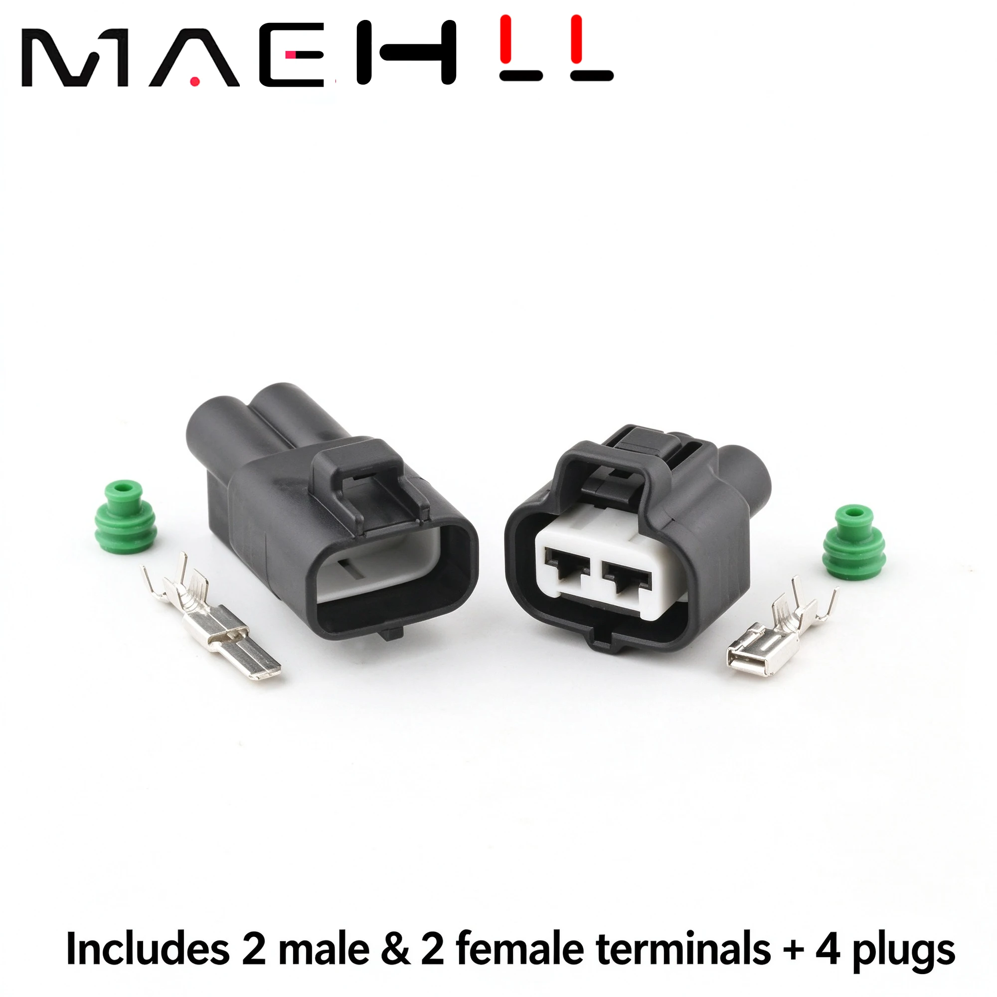 2Pin Car Washer Pump Connector DJ7021B-4.8-11/21 Auto Windscreen Wiper Motor Plug 6188-0259 6189-0425 Automotive Wiring Socket