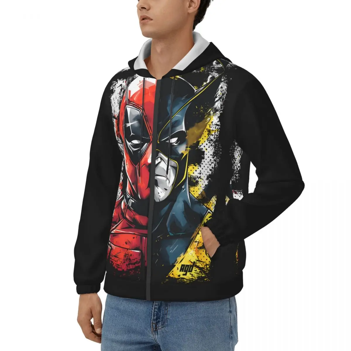 The Mutant Team Men Hoodie Disney Marvel Deadpool & Wolverine Film  Vintage Hoodies Winter Clothing