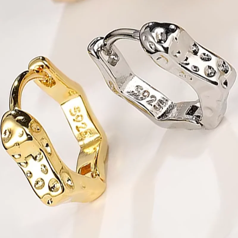 925 Sterling silver Ear Fashion Men Women Drop Earrings 2026 Female Jewelry Geometric Square Hexagon Earring