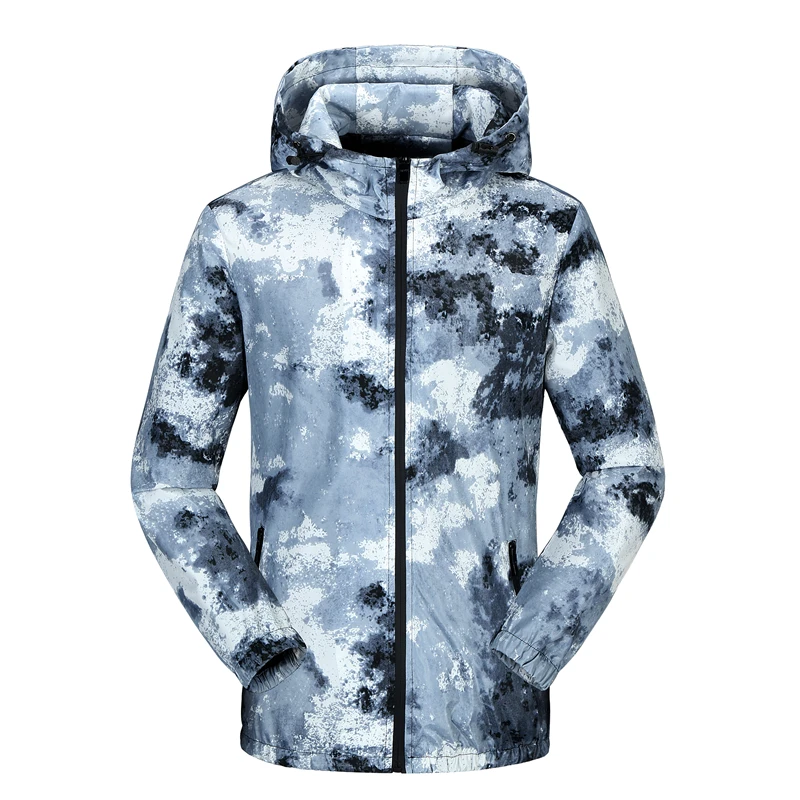 

Male Hooded Jacket Men's Spring and Autumn Casual Top Sports Workwear Camouflage Jacket Men's Fashion Printed Hoodie Jacket
