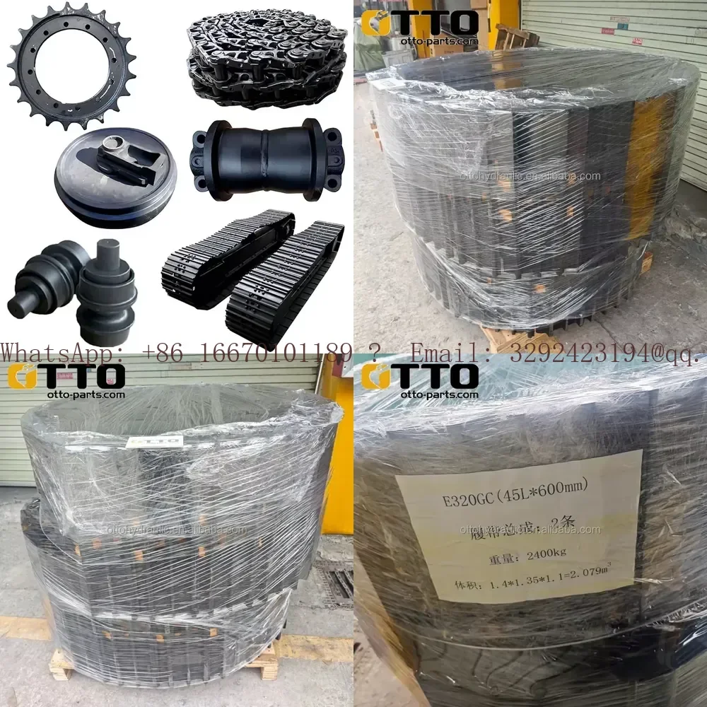 OTTO Track Link Assy 459-1825 for 320GC Excavator Undercarriage Track Chain Assembly Set
