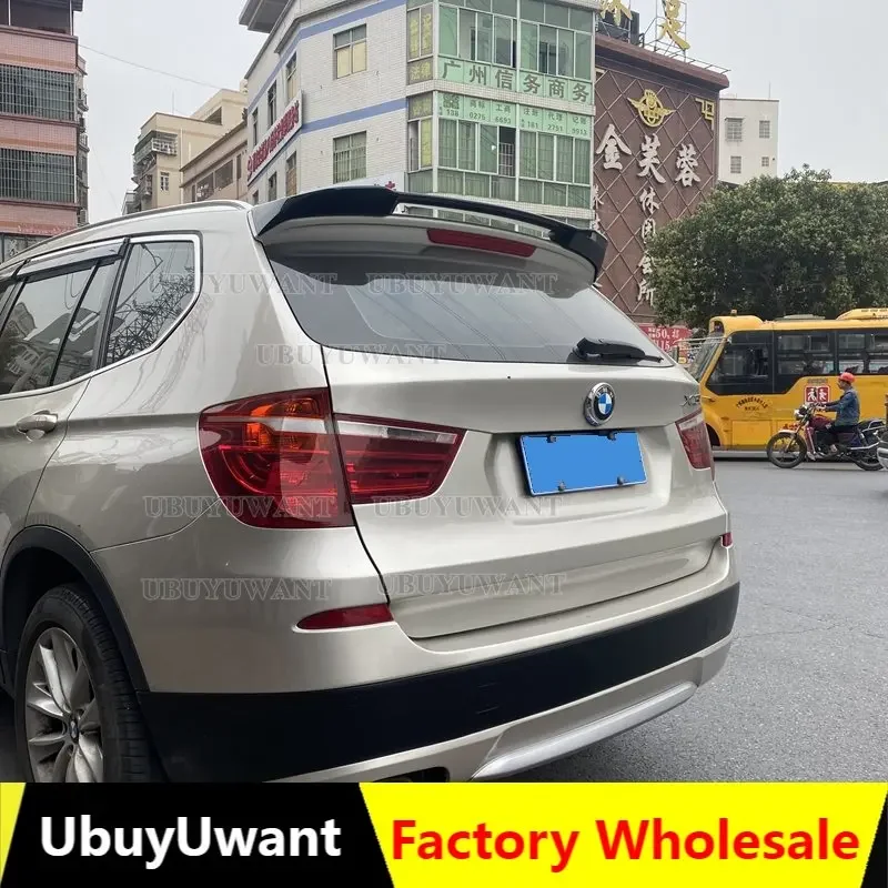 Подходит для спойлера BMW F25 x3 2011-2017, высококачественный АБС-материал, отделка для заднего крыла автомобиля, Праймер, цветной спойлер для багажника