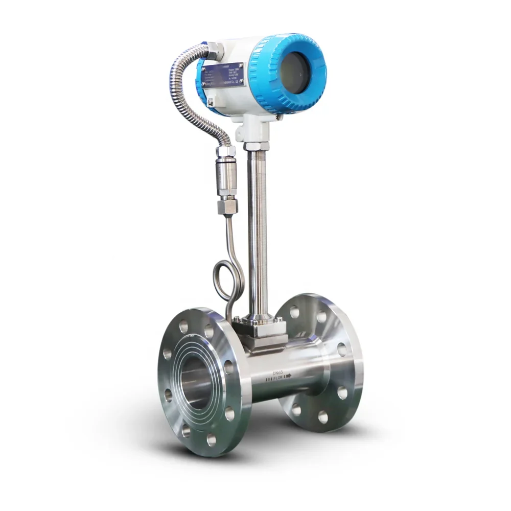 

Hydrogen Gas High Pressure Flange ANSI600# Connection SUS304 Best Price Kaifeng Vortex Flowmeter