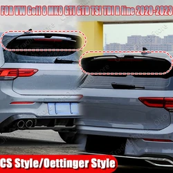 For VW Golf 8 MK8 GTI R GTD GTE ClubSport CS Style / Oettinger Style 2020-2023 Rear Roof Sport Spoiler Wing Styling