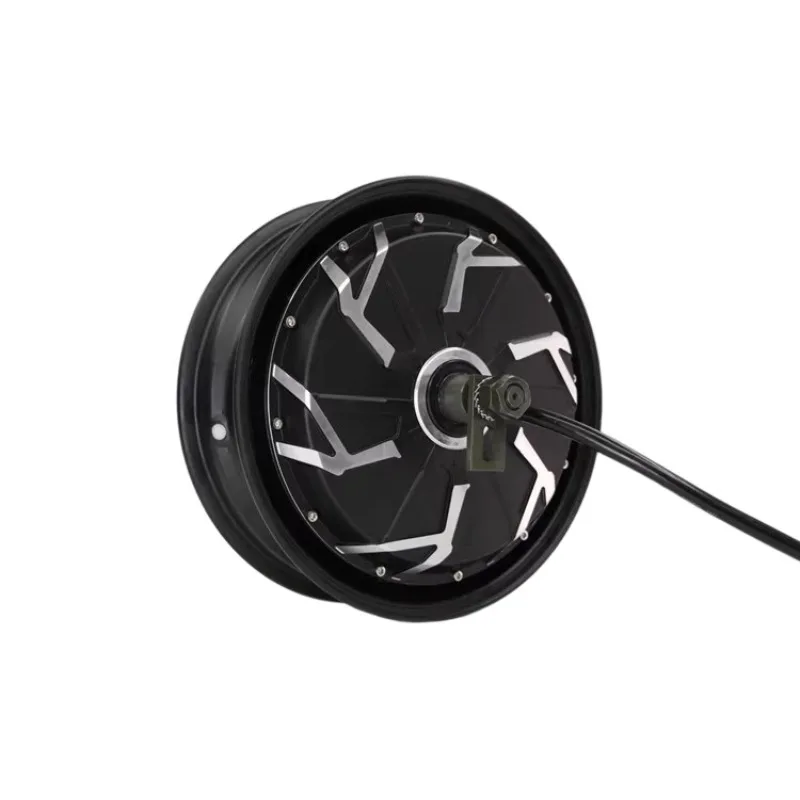 

12-дюймовый электрический мотор-концентратор 1500 Вт/2000 Вт/3000 Вт 60 В 72 В, номинальная эффективность дискового тормоза для преобразования электронного скутера/электрического мотоцикла/электрического велосипеда