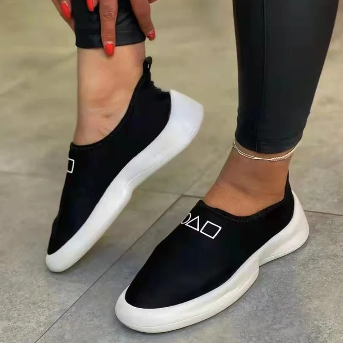 2022 Women Red Sneakers Female Casual Shoes Comfortable Mesh Slip on Ladies Sport Shoes Wedges Vulcanized Shoes Zapatos De Mujer