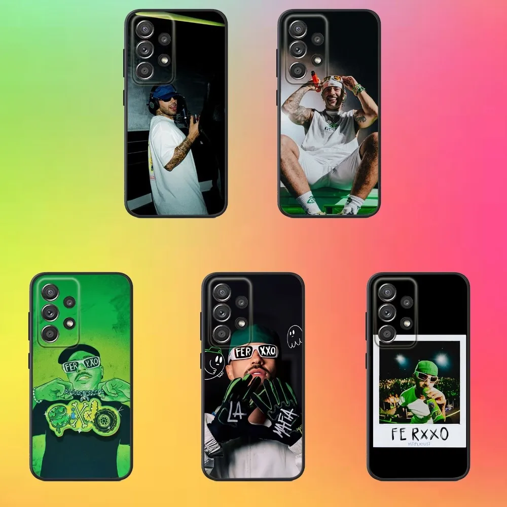 

F-Feids singer F-Ferxxos Phone Case For Samsung S25,S24,S21,S22,S23,S30,Ultra,S20,Plus,Fe,Lite,Note,10,9,5G Black Cover