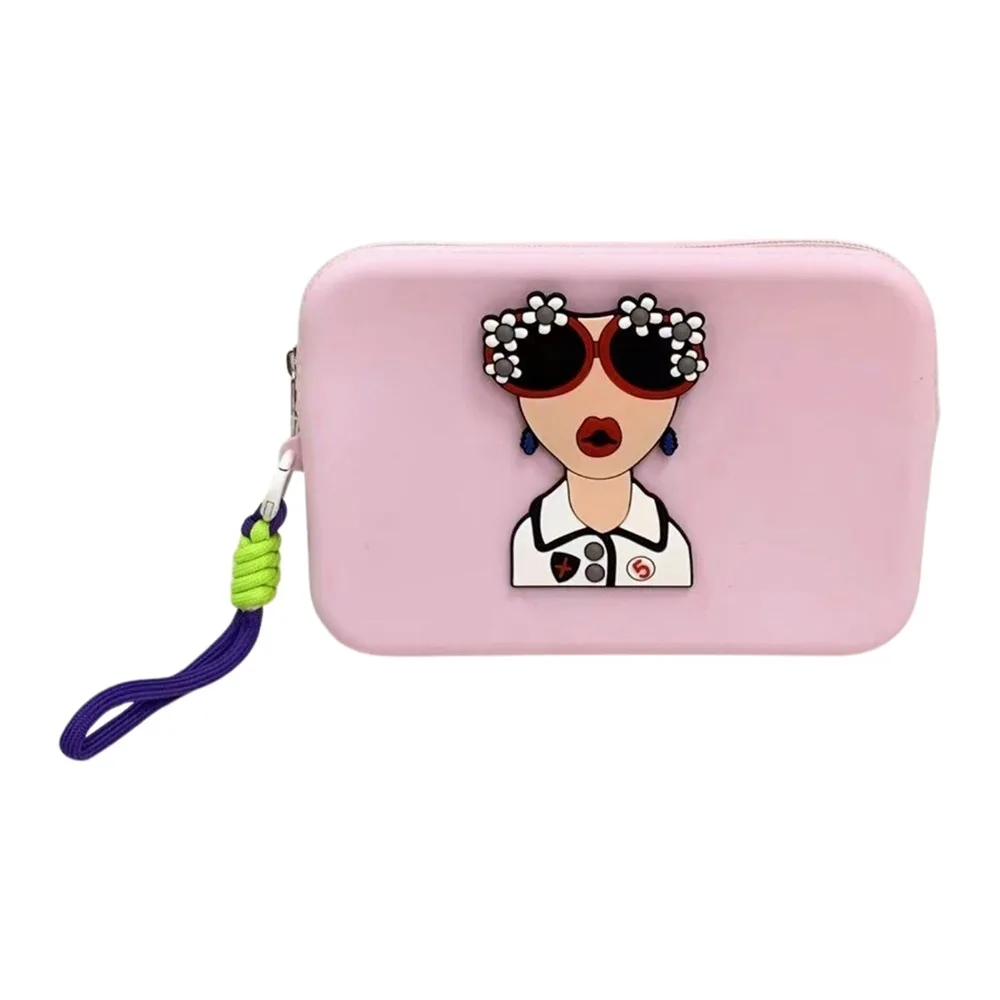 

Waterproof Silicone Storage Bag Travel Tote Bags Organizer Handbags Cosmetic Bag Insert Bags for Bogg Bag