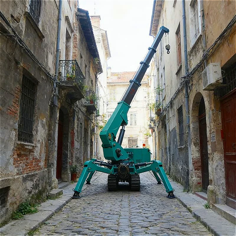 Mini Spider Crane Portable Tracked Hydraulic Hoist for Substation Indoor Equipment Installation Maintenance 2.95Ton Customized