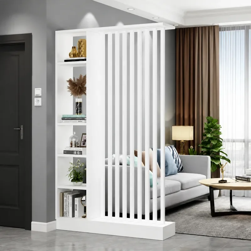Simple Living Room Dining Room Partition Cabinet Entrance Screen Shelf for Kitchen Household Door Blocking Storage Organizer