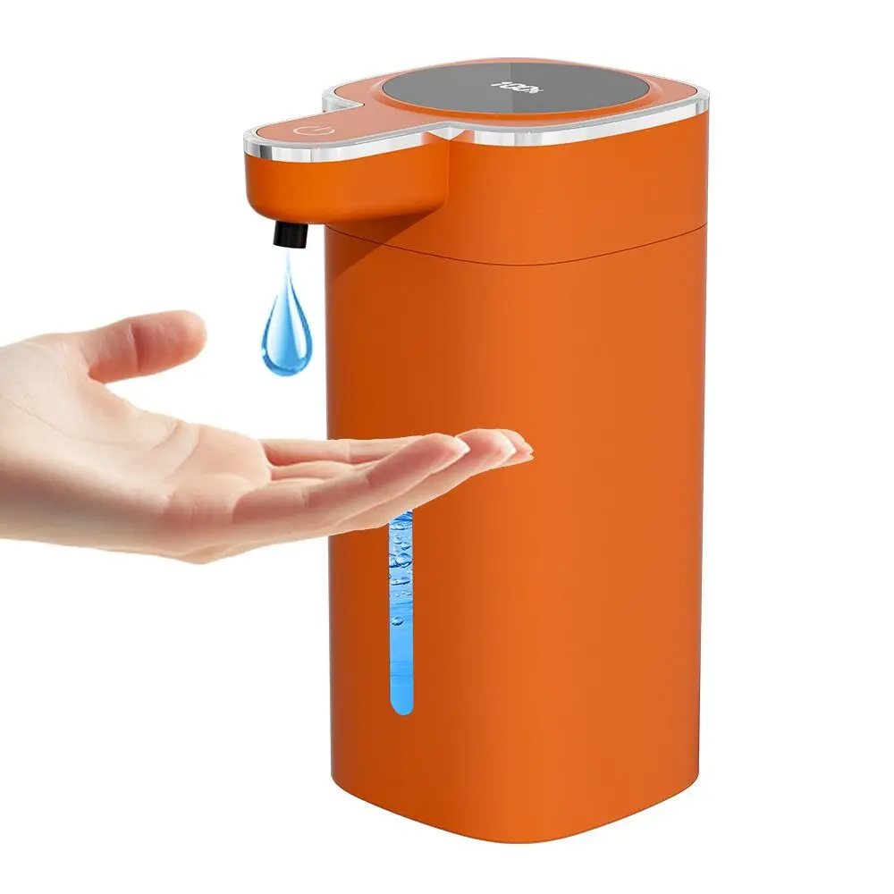 420ml Capacity Automatic Sensor Soap Dispenser USB Rechargeable Liquid/Foam Hand Sanitizer Dispenser Desktop Compatible